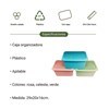 Imagen de Caja organizadora de plástico, con tapa, 20x16x29cm varios colores