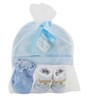 Imagen de Medias para bebé, 2 pares + gorro, en bolsa de organza, varios diseños.