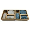 Imagen de Dispensador de jabón de cerámica, con accesorios, en caja, 2 colores