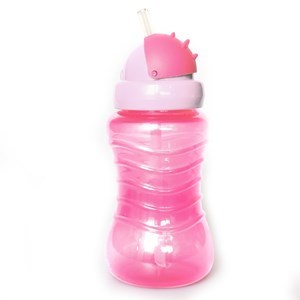 Imagen de Botella de plástico MI-K, con sorbito retráctil, 295ml, 2 colores