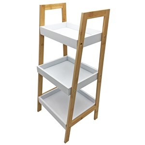 Imagen de Mueble estantería bambú y MDF 3 estantes, en caja