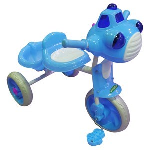 Imagen de Triciclo de metal con luz y sonido, AZUL