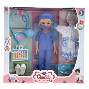 Imagen de Muñeca enfermera con accesorios, en caja