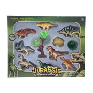 Imagen de Dinosaurios x8 con accesorios, en caja