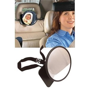 Imagen de Espejo retrovisor para asiento trasero, bebé, 19cm en caja