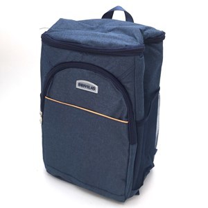 Imagen de Bolsa lunchera mochila de tela, aislante térmico, 4 bolsillos exteriores, 2 colores