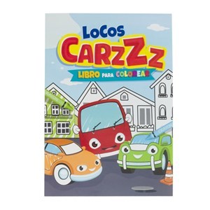 Imagen de Libro para colorear 80 páginas, AUTOS, 2 títulos