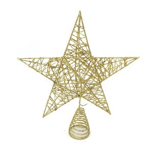 Imagen de Adorno navideño estrella con base, 2 colores