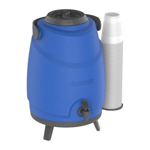 Imagen de Dispensador térmico de líquidos ASPEN SOPRANO 12L, AZUL patas retráctiles