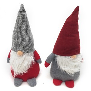 Imagen de Papá Noel duende de tela, en bolsa, varios colores
