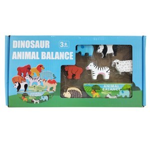 Imagen de Animales de madera, juego de balance, en caja
