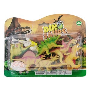 Imagen de Dinosaurios x8 con accesorios en blister