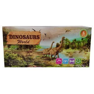 Imagen de Dinosaurios medianos x6 con sonido en caja