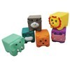Imagen de Animales de goma x6 con chifle cubos, en bolsa