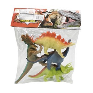 Imagen de Dinosaurios x4 en bolsa