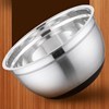 Imagen de Bowl de acero inoxidable 25.5cm con base antideslizante