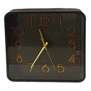Imagen de Reloj de pared, 25cm de lado 3 colores, en caja