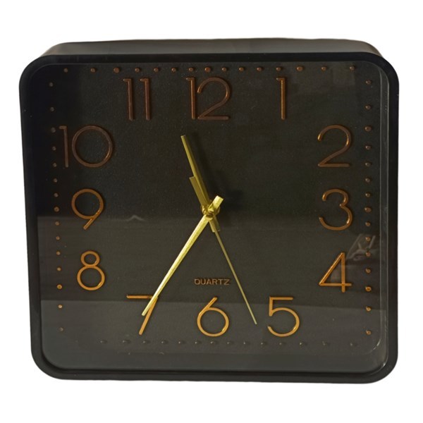 Imagen de Reloj de pared, 25cm de lado 3 colores, en caja