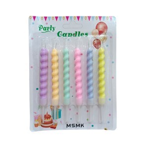 Imagen de Velitas de cumpleaños x6, en blister