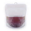 Imagen de Bolsa de silicona reutilizable para alimentos  500ml, para freezer o micoroondas, varios colores