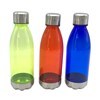Imagen de Botella deportiva de plástico base metal boca ancha, con correa, 650ml,  varios colores