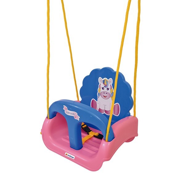 Imagen de Hamaca de plástico para bebé unicornio 3en1, XALINGO, en caja