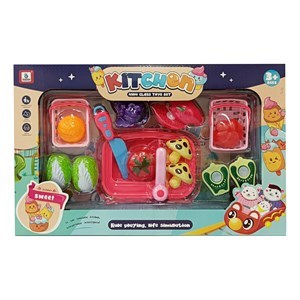 Imagen de Set de cocina con frutas de corte, en caja