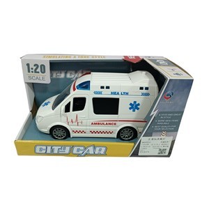 Imagen de Ambulancia con luz y sonido, en caja