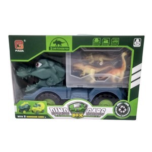 Imagen de Camión con 2 auto dinosaurios, en bolsa