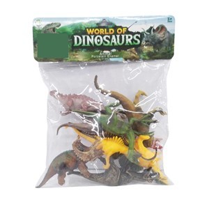 Imagen de Dinosaurios x8 medianos, en bolsa