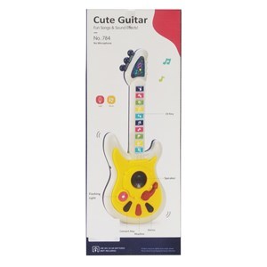 Imagen de Guitarra con micrófono con luz y sonido 3AA, en caja