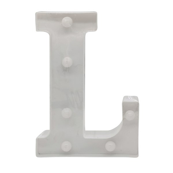 Imagen de Lámpara led letra L 7 led, 2AA