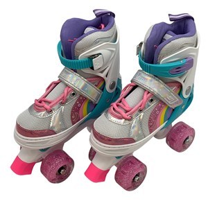 Imagen de Patines 4 ruedas de PVC extensibles talle S, en bolsa PVC 2 colores