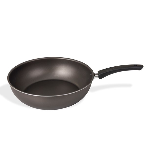Imagen de Sartén wok antiadherente 28cm GRIS, TROPICOS MARTINAZZO