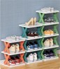 Imagen de Organizador para zapatos de plástico 4 estantes, varios colores