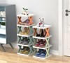 Imagen de Organizador para zapatos de plástico 4 estantes, varios colores