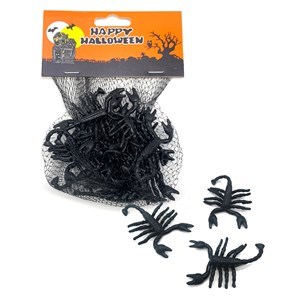 Imagen de Adorno halloween escorpión de plástico x12, en red