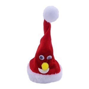 Imagen de Adorno navideño gorro con sonido 3AA, en caja