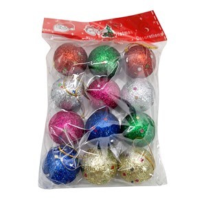 Imagen de Bolas navideñas x12, 2cm en bolsa