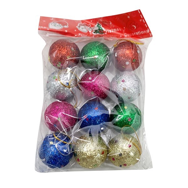 Imagen de Bolas navideñas x12, 2cm en bolsa