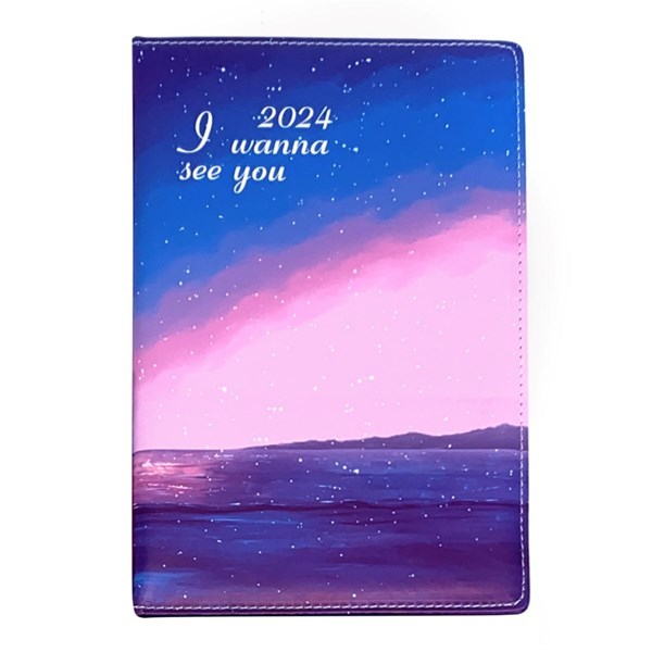 Imagen de Agenda 2024 tapa de PU, varios diseños