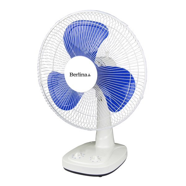 Imagen de Ventilador Berlina  16" de mesa, 3 velocidades, 3 aspas de plástico, en caja