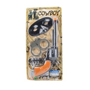 Imagen de Pistola con accesorios de cowboy, en blister