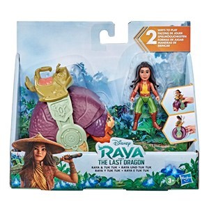 Imagen de Muñeca princesa Raya Disney con Tuk Tuk, en caja