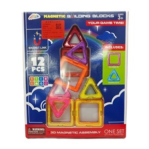 Imagen de Bloques x12 piezas magnéticos en caja