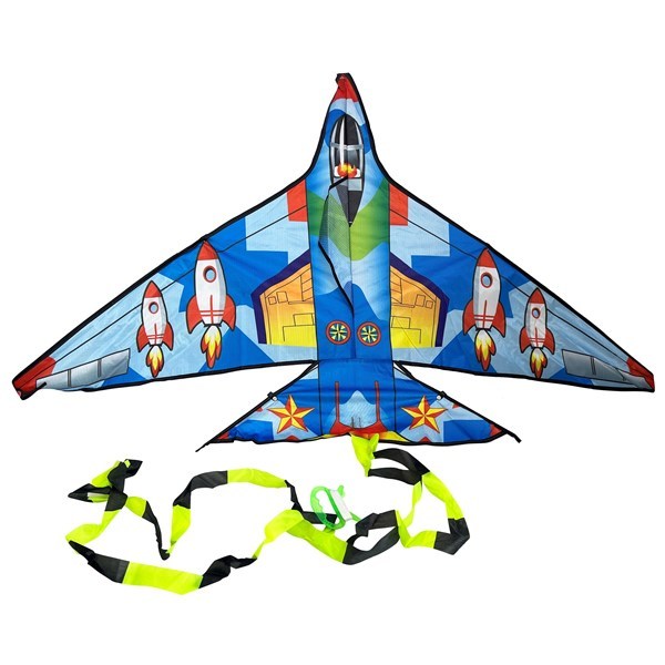 Imagen de Cometa avión con hilo, varios colores, en  bolsa