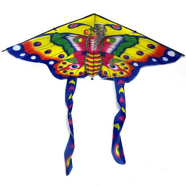 Imagen de Cometa triángulo con hilo, mariposa, varios diseños, en bolsa