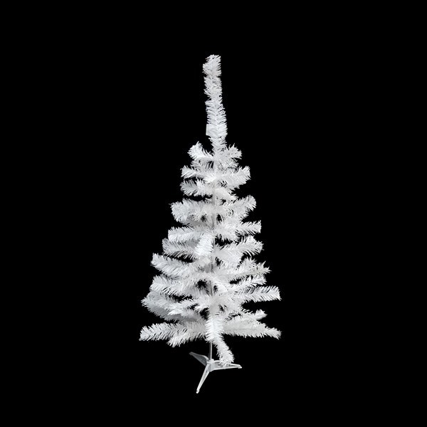 Imagen de Arbol navideño blanco, 70 piezas 90cm, pie de plástico