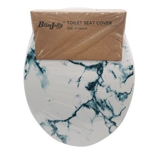Imagen de Tapa para WC de plástico, diseño mármol