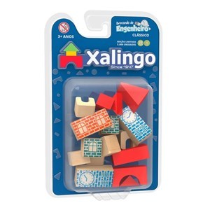 Imagen de Bloques x20 piezas de madera, XALINGO, en caja